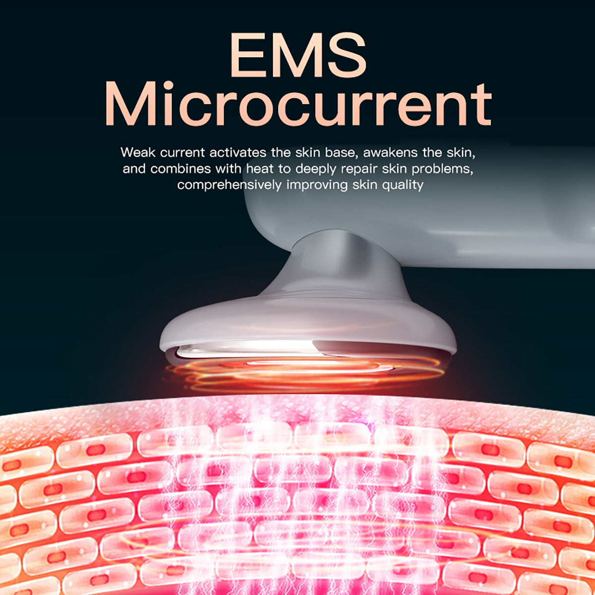 SQ133 Appareil corporel RF et EMS avec lumière rouge et chaleur réglable