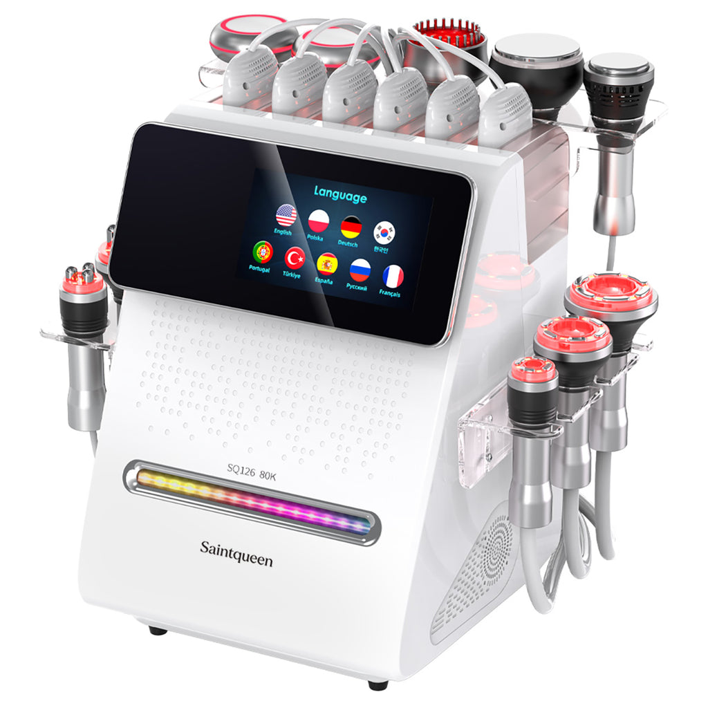 SQ126B Max – Appareil silhouette 11-en-1, cavitation 80K, RF et microcourants
