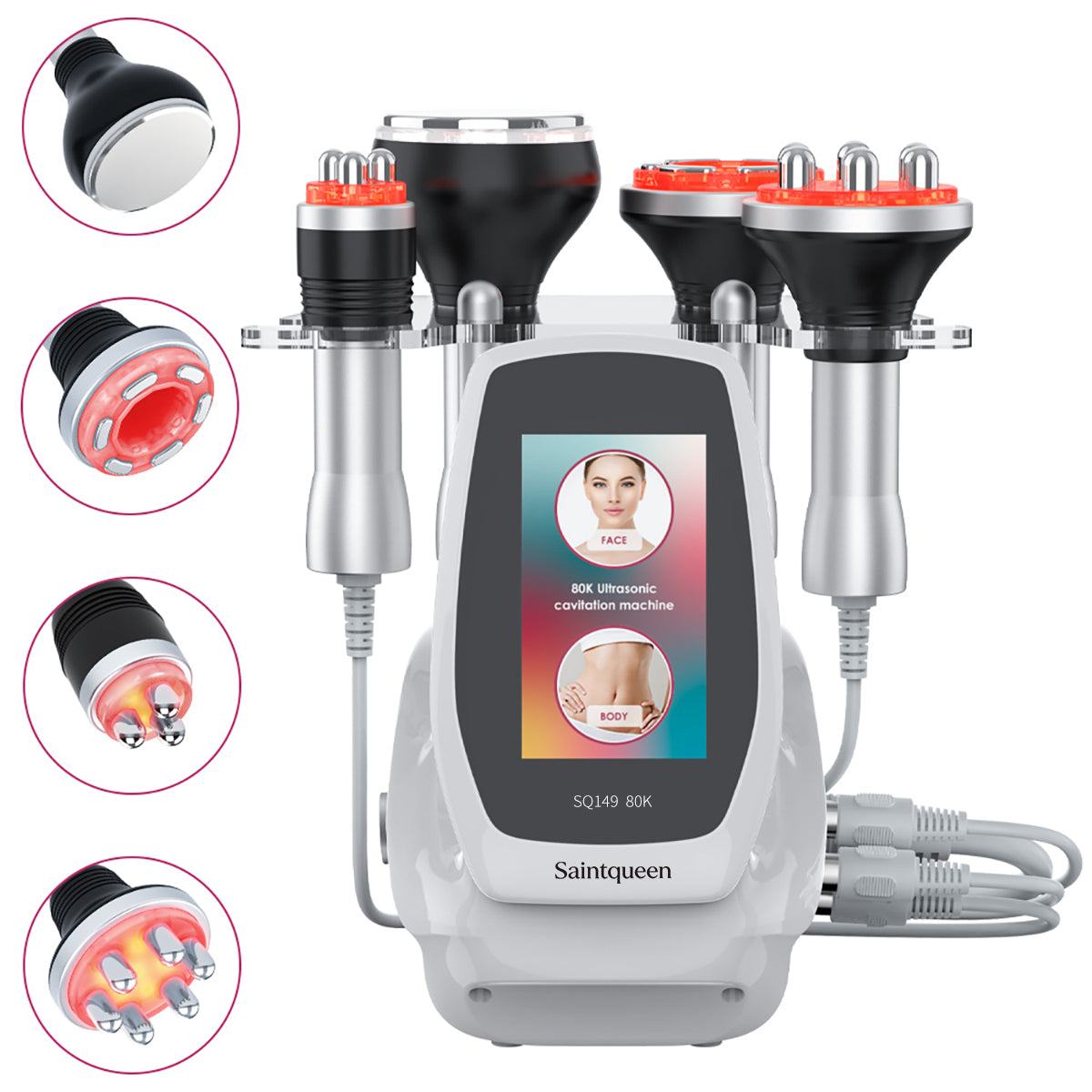 SQ149 Basic – Appareil silhouette 4-en-1, cavitation 80K, RF et massage sous vide Image principale du produit