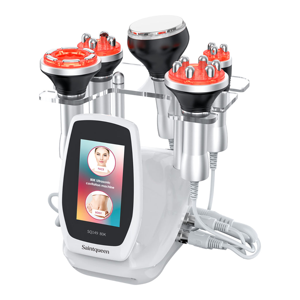 SQ149 Pro 5-en-1 – Appareil silhouette, cavitation 80K, RF et massage sous vide
