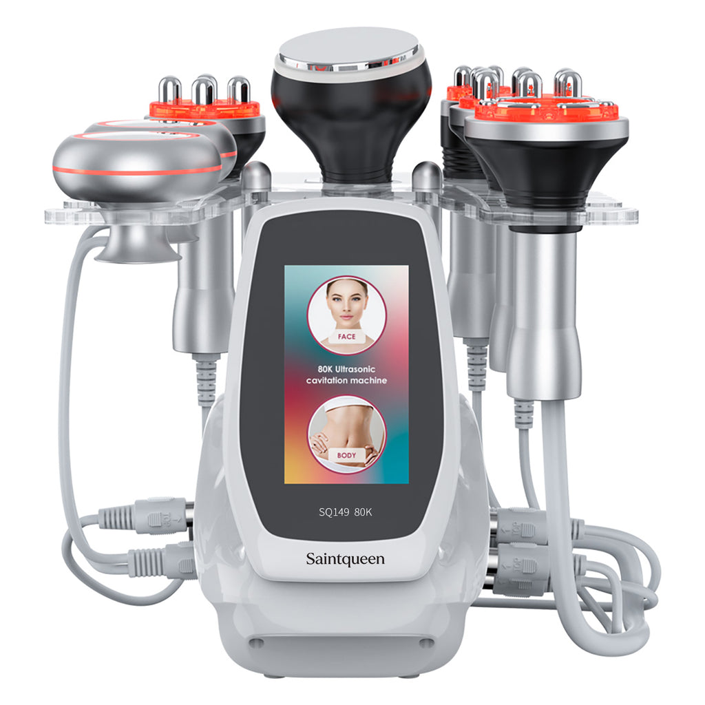 SQ149 Pro 6-en-1 – Appareil silhouette, cavitation 80K, RF, massage sous vide et EMS