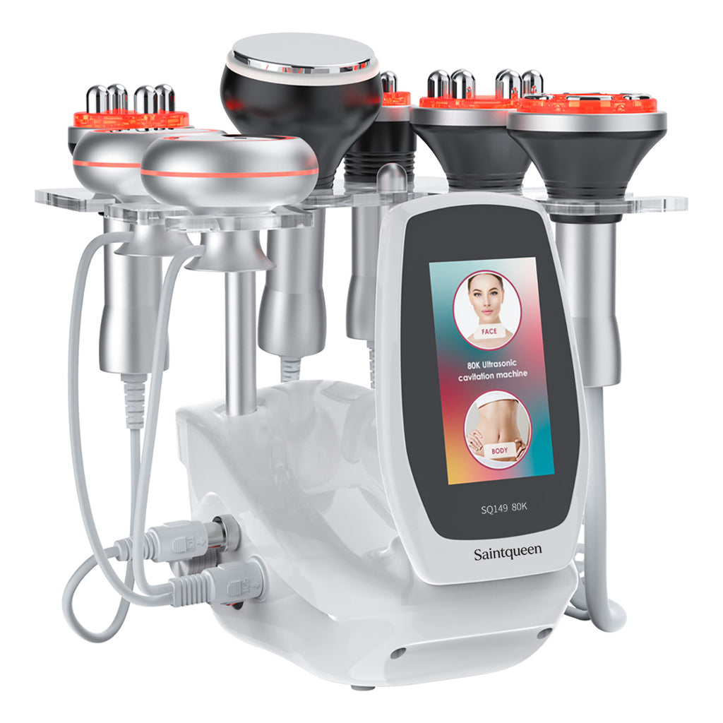 SQ149 Pro 6-en-1 – Appareil silhouette, cavitation 80K, RF, massage sous vide et EMS