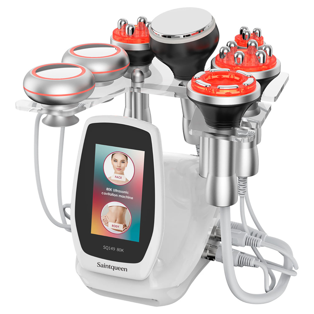 SQ149 Pro 6-en-1 – Appareil silhouette, cavitation 80K, RF, massage sous vide et EMS