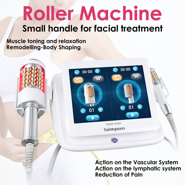 SQ160A – Appareil de massage roulant visage et corps à double poignée
