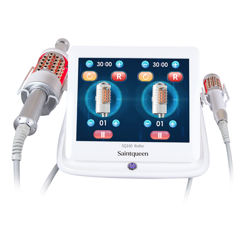 SQ160A – Appareil de massage roulant visage et corps à double poignée