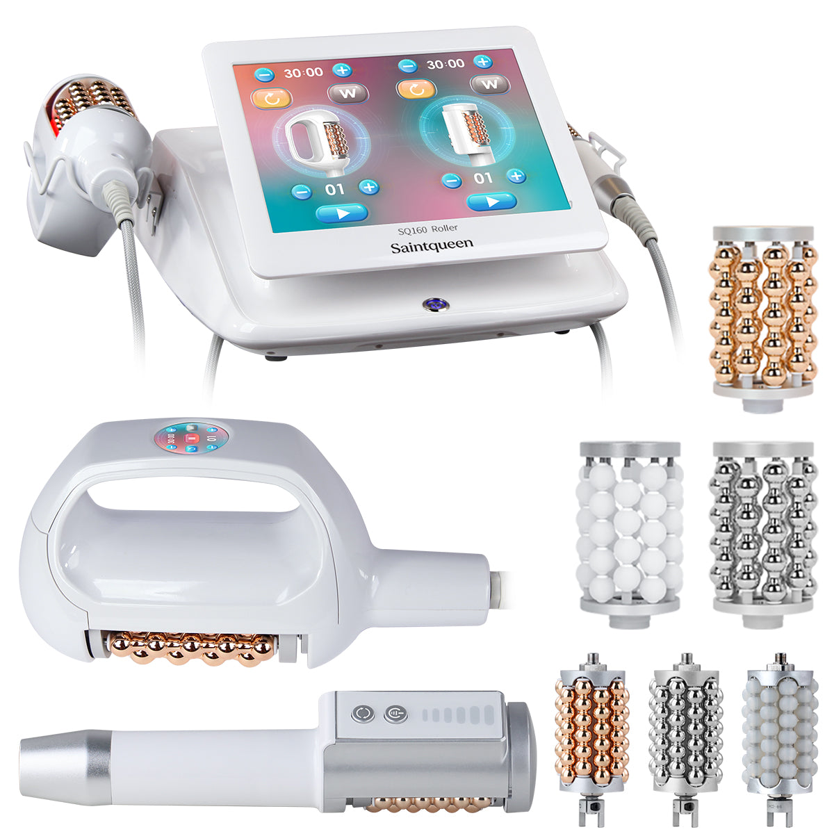 SQ160B – Appareil de massage roulant ergonomique à double poignée Image principale du produit
