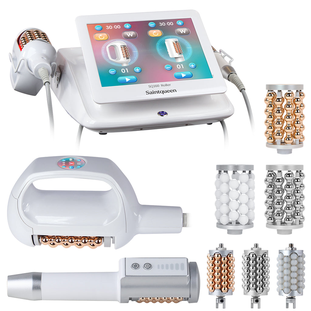 SQ160B – Appareil de massage roulant ergonomique à double poignée