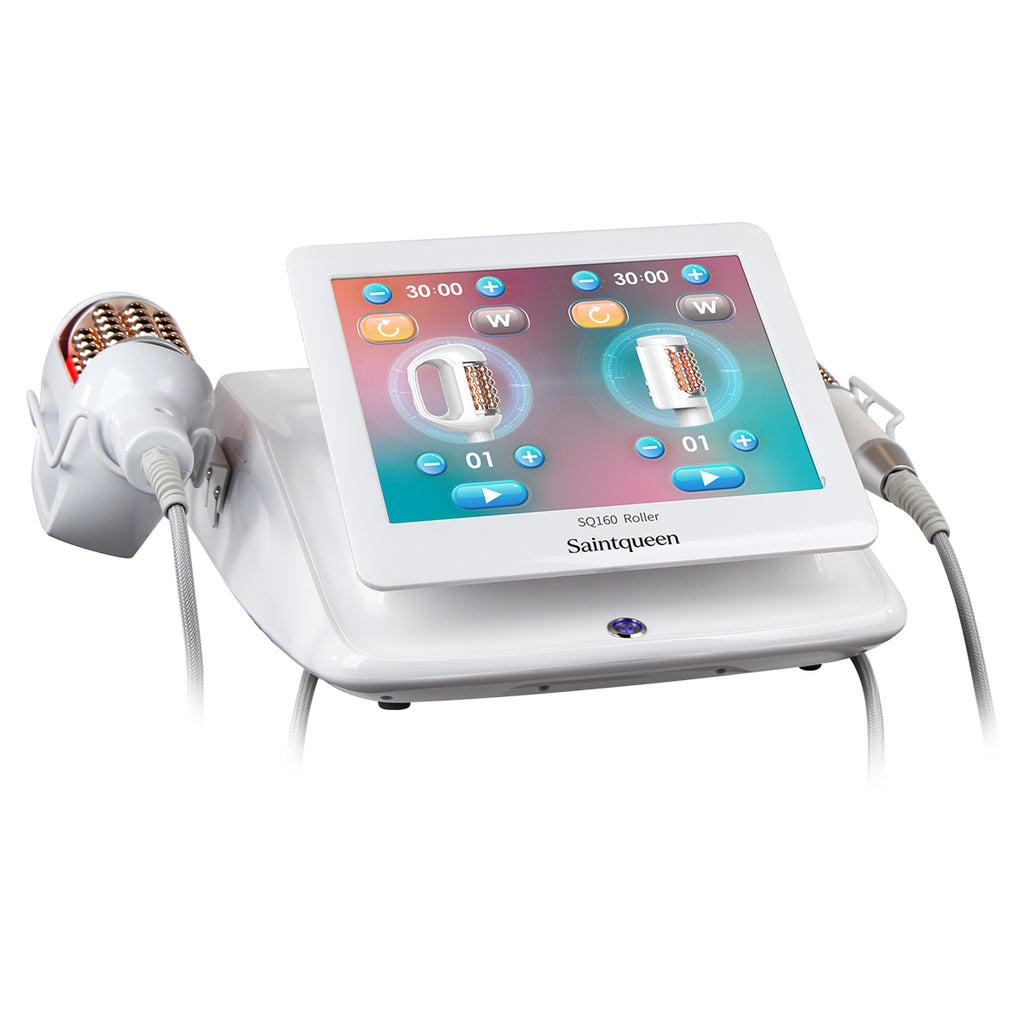 SQ160B – Appareil de massage roulant ergonomique à double poignée