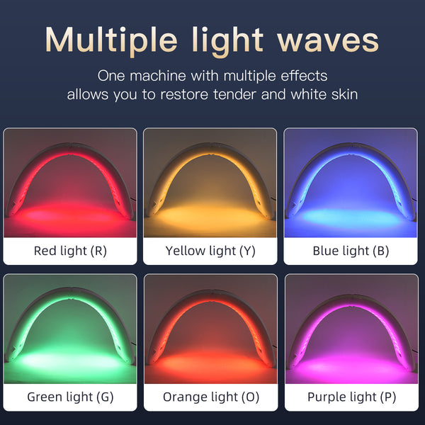 SQ93 – Appareil LED incurvé visage et corps, 182 LED et 7 modes