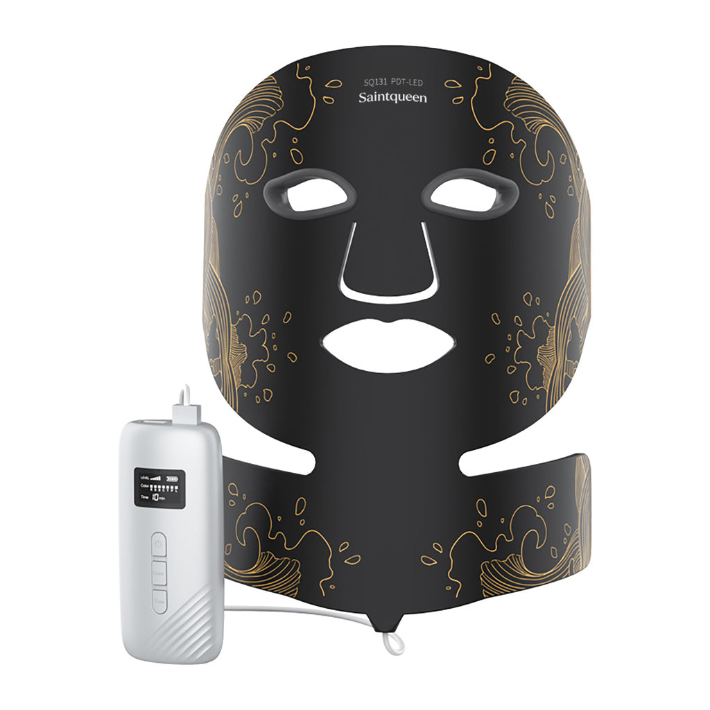 SQ131 Masque LED visage en silicone souple, 156 LED et 8 modes