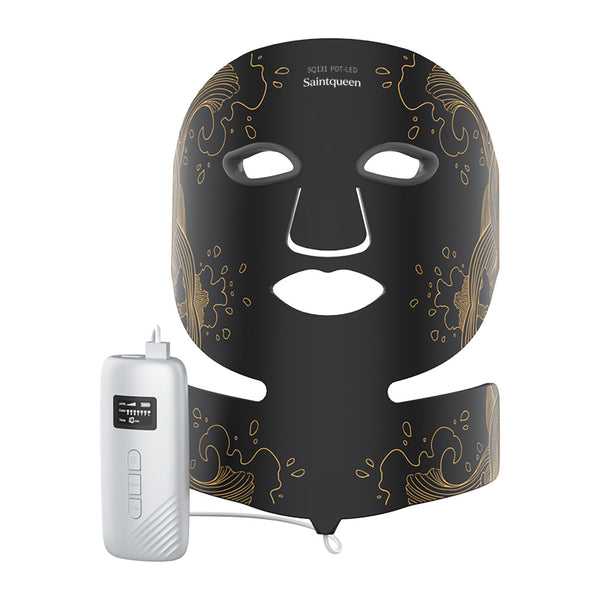 SQ131 Masque LED visage en silicone souple, 156 LED et 8 modes