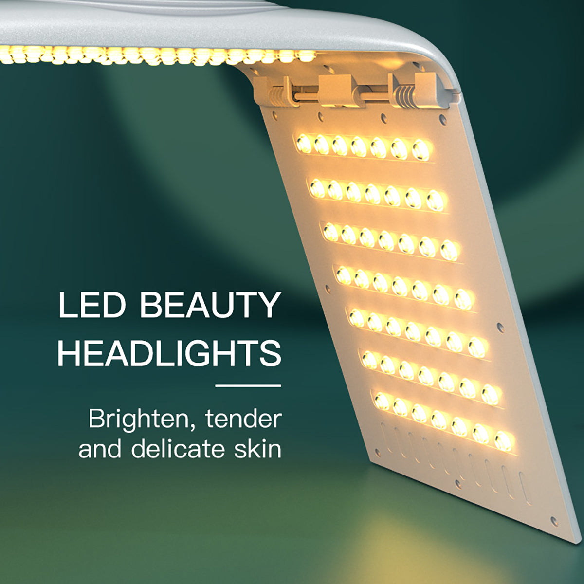 SQ132 – Appareil LED visage pliable, 147 LED et 7 couleurs