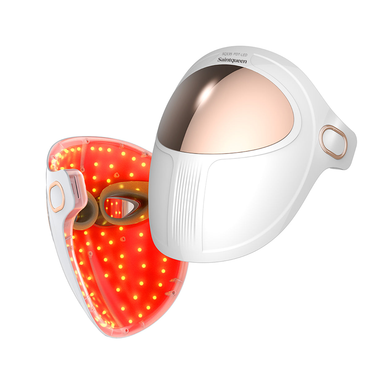 SQ135 Masque LED visage sans fil avec 8 modes lumineux
