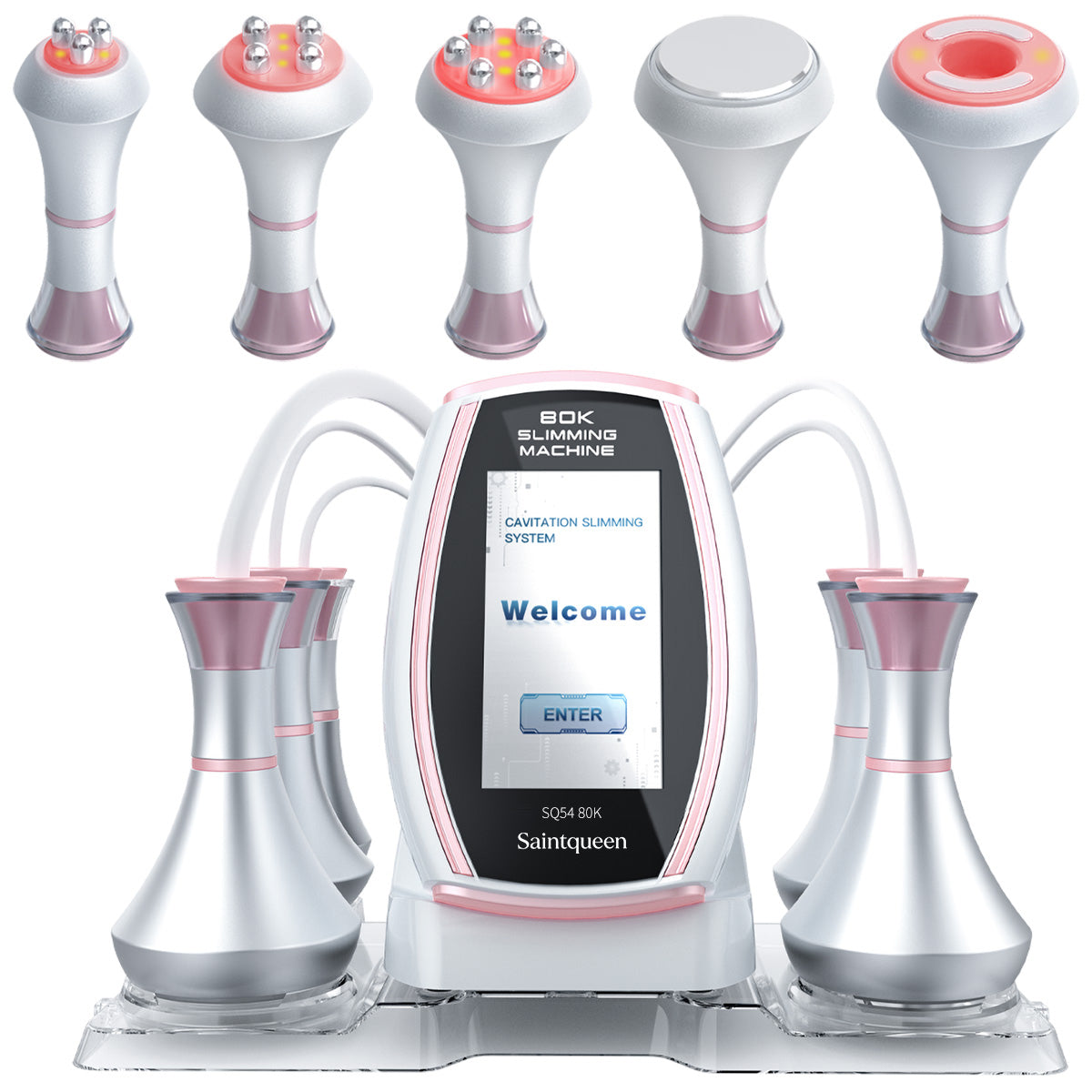 SQ54 Pro 5-en-1 – Cavitation 80K, trois RF et massage RF sous vide