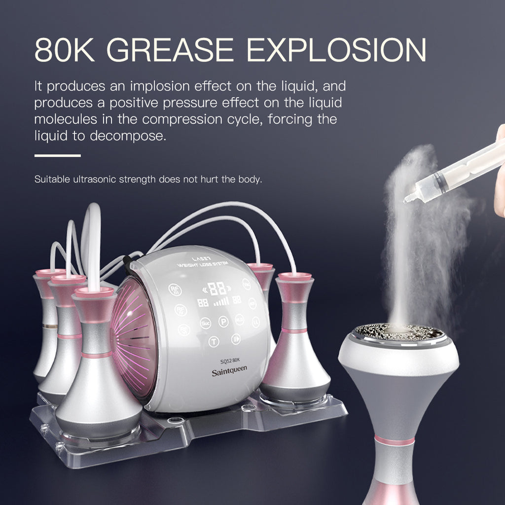 SQ52 Pro 5-en-1 – Cavitation 80K, trois RF et massage sous vide