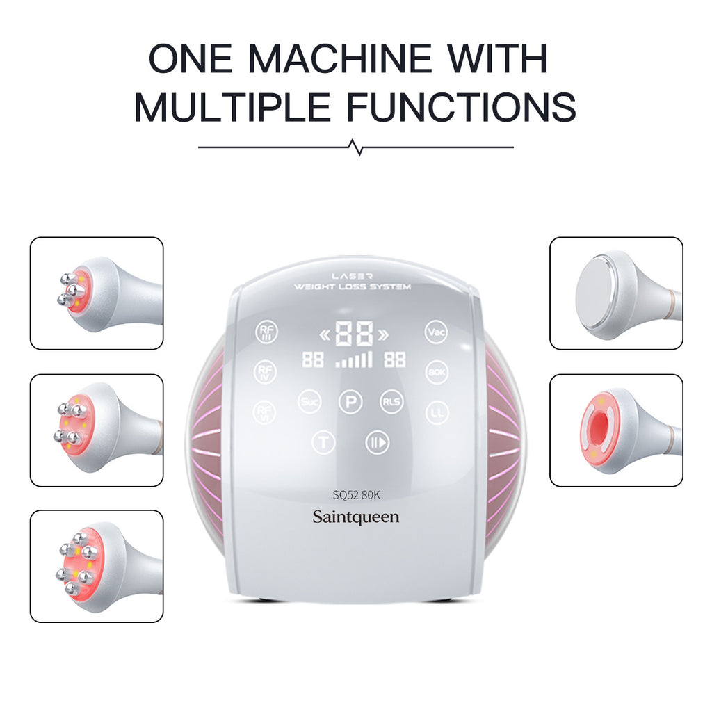 SQ52 Pro 5-en-1 – Cavitation 80K, trois RF et massage sous vide