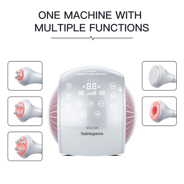 SQ52 Pro 5-en-1 – Cavitation 80K, trois RF et massage sous vide