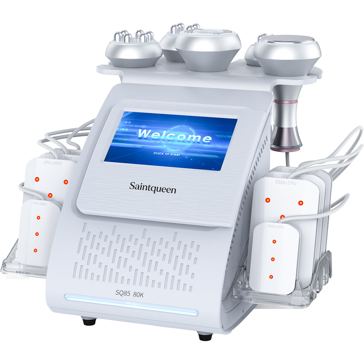 SQ85C Pro 6-en-1 – Cavitation 80K, RF et grandes et petites plaques laser