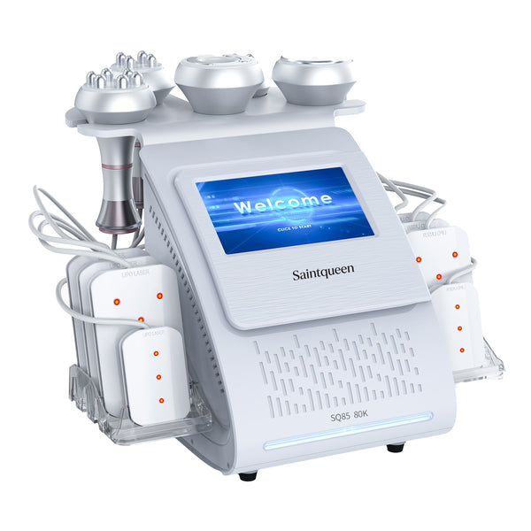SQ85C Pro 6-en-1 – Cavitation 80K, RF et grandes et petites plaques laser