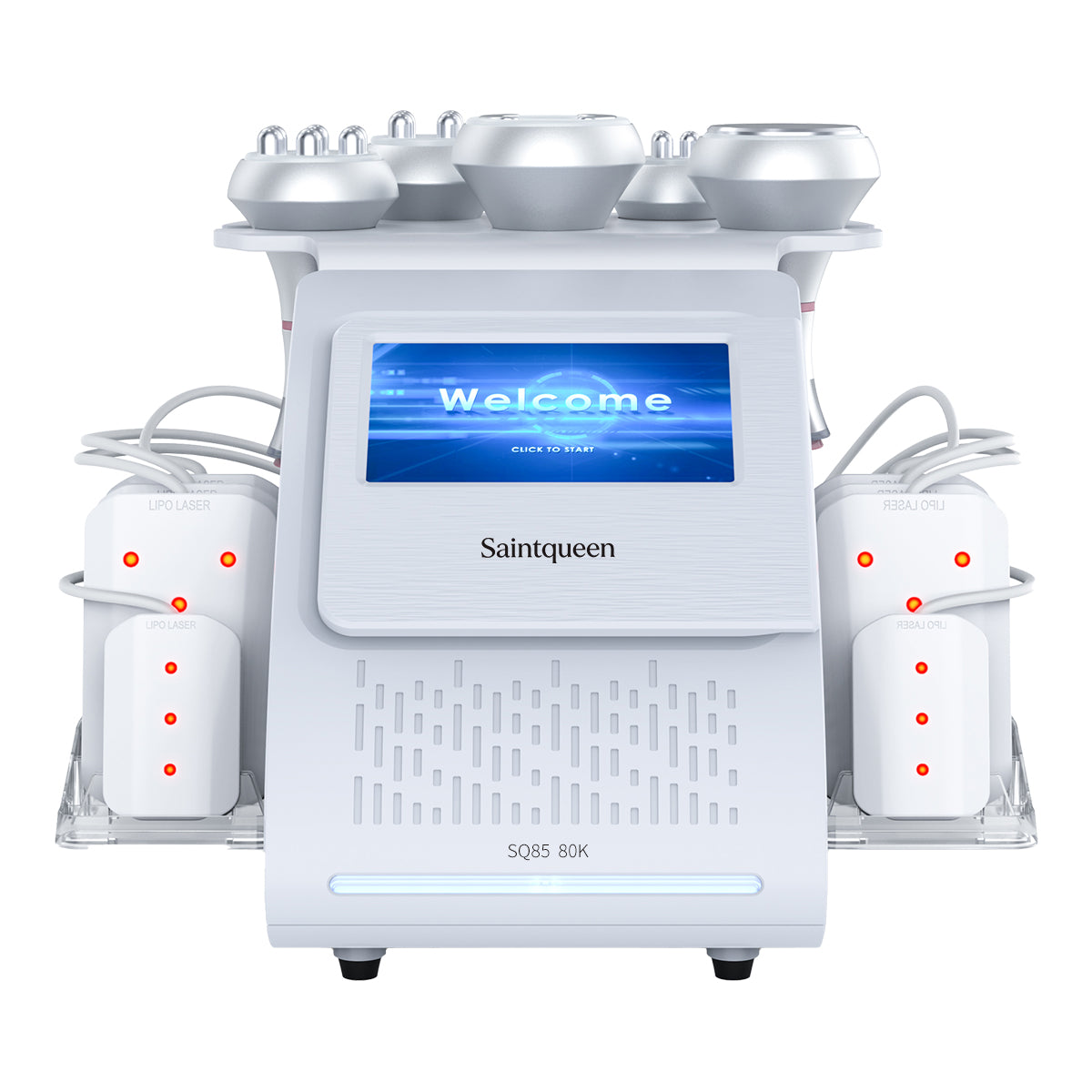 SQ85C Pro 6-en-1 – Cavitation 80K, RF et grandes et petites plaques laser