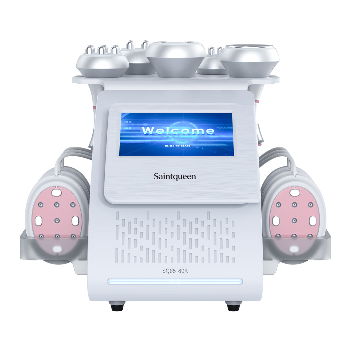 SQ85B Pro 6-en-1 – Cavitation 80K, RF et plaques micro-électriques à lumière rouge