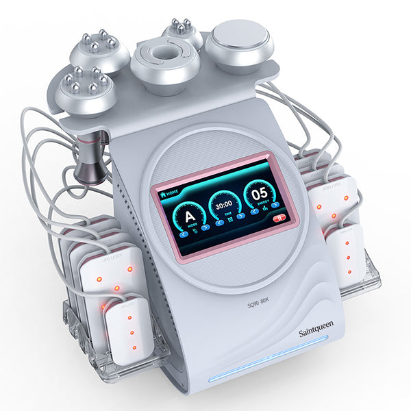 SQ90C Pro 6-en-1 – Cavitation 80K, RF et grandes et petites plaques laser