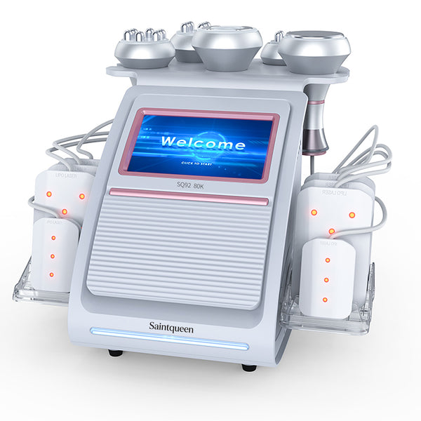 SQ92C Pro 6-en-1 – Cavitation 80K, RF et grandes et petites plaques laser