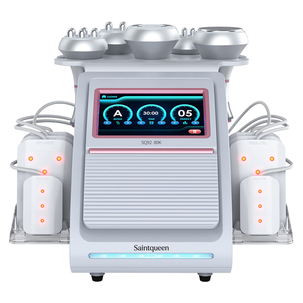 SQ92C Pro 6-en-1 – Cavitation 80K, RF et grandes et petites plaques laser