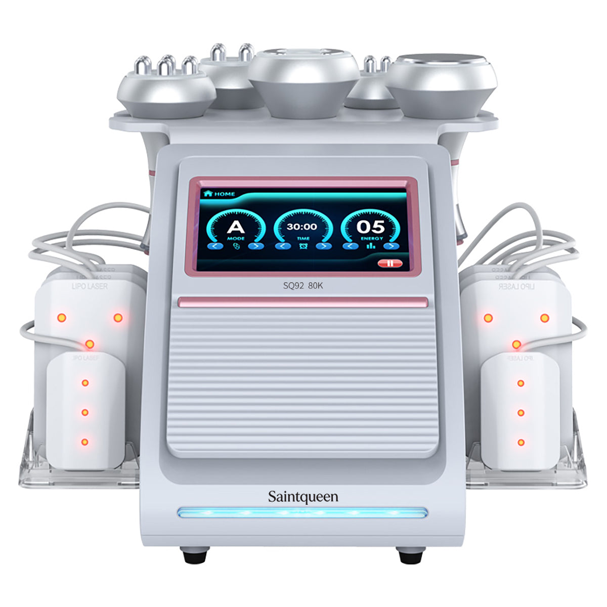 SQ92C Pro 6-en-1 – Cavitation 80K, RF et grandes et petites plaques laser