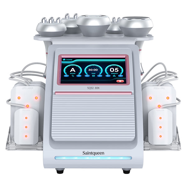 SQ92C Pro 6-en-1 – Cavitation 80K, RF et grandes et petites plaques laser