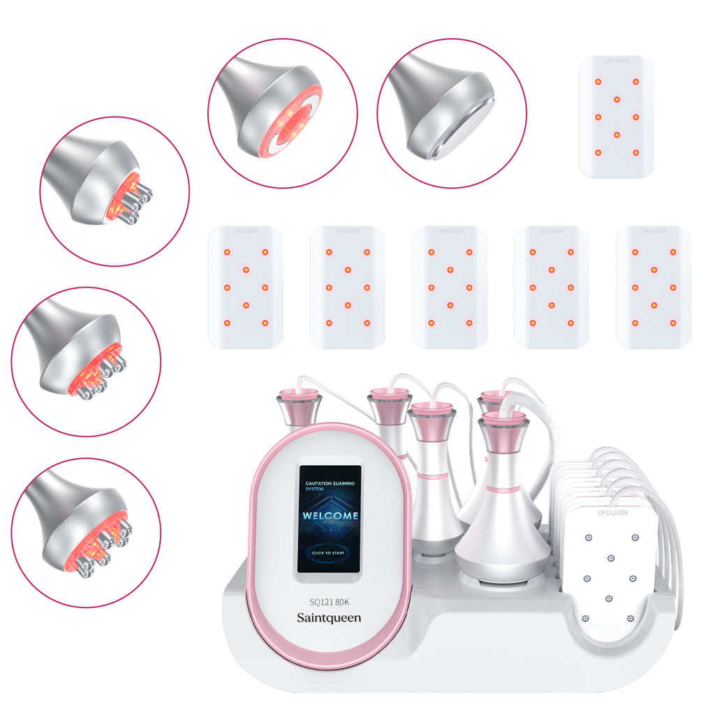 SQ121A Pro – Appareil silhouette 6-en-1, cavitation 80K et RF