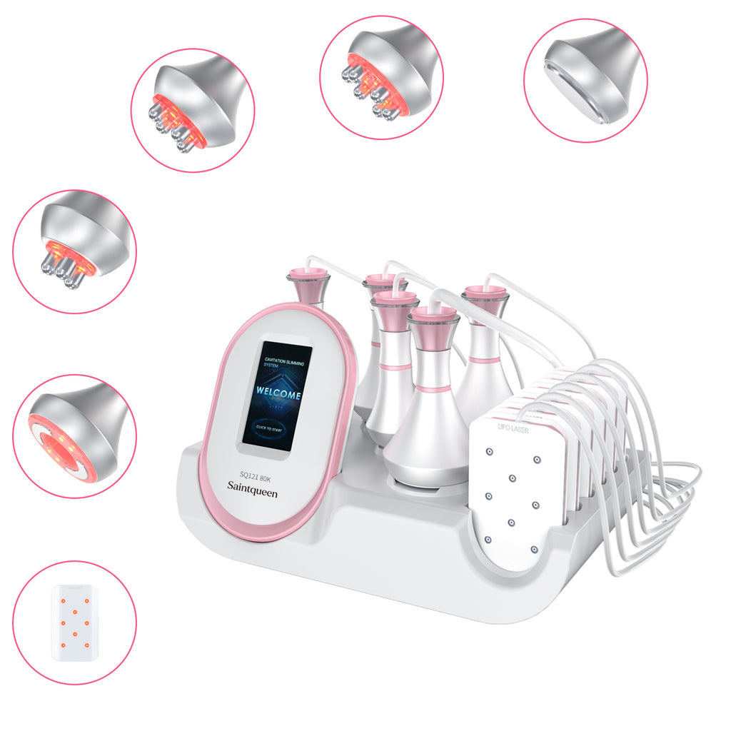 SQ121A Pro – Appareil silhouette 6-en-1, cavitation 80K et RF