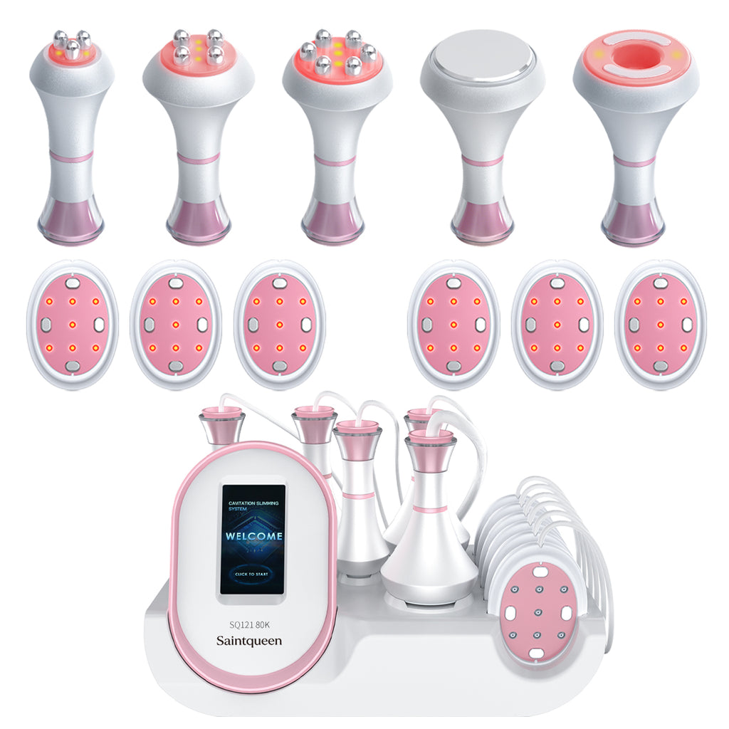 SQ121B Pro – Appareil silhouette 6-en-1, cavitation 80K, RF et microcourants