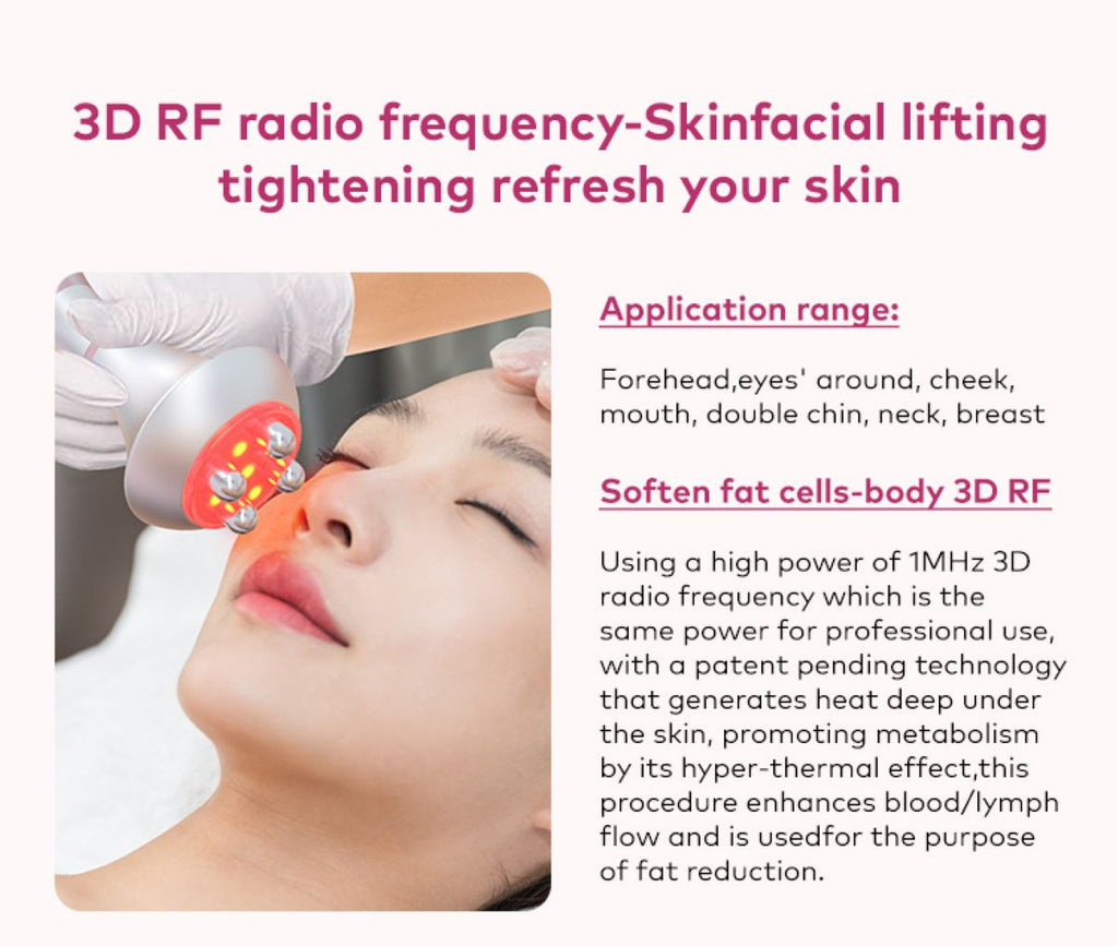 SQ121B Pro – Appareil silhouette 6-en-1, cavitation 80K, RF et microcourants