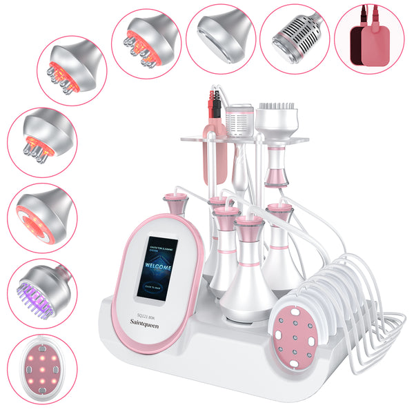 SQ121D Plus – Appareil silhouette 9-en-1, cavitation 80K, RF et microcourants