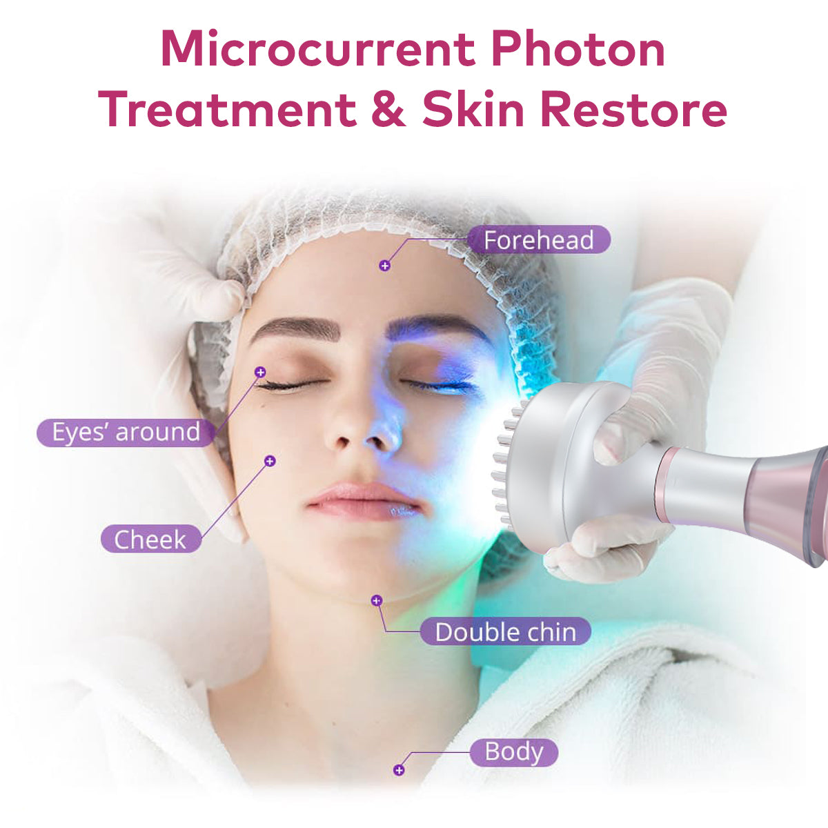 SQ121D Plus – Appareil silhouette 9-en-1, cavitation 80K, RF et microcourants