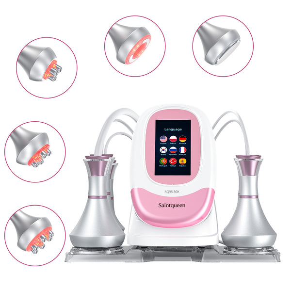 SQ95A Pro 5-en-1 – Cavitation 80K, RF multipolaire et massage sous vide