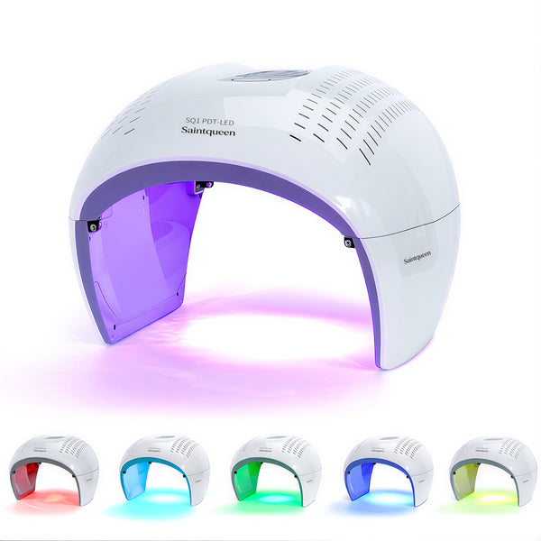 SQ1 – Appareil LED visage pliable, 292 LED et 7 couleurs
