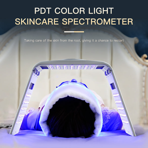 SQ130 – Appareil LED visage pliable, 119 LED, 7 couleurs et chaleur