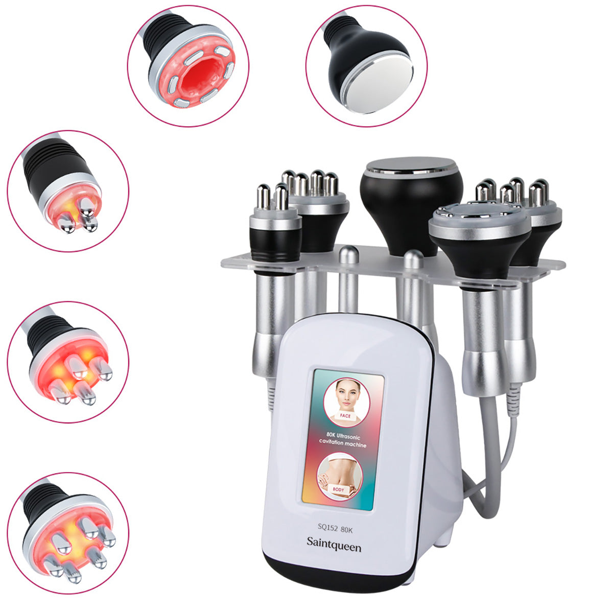 SQ152 Pro – Appareil silhouette 5-en-1, cavitation 80K et RF