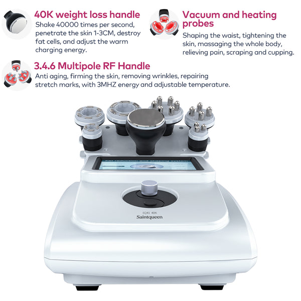 SQ41 Appareil de cavitation 40K et RF, 7-en-1