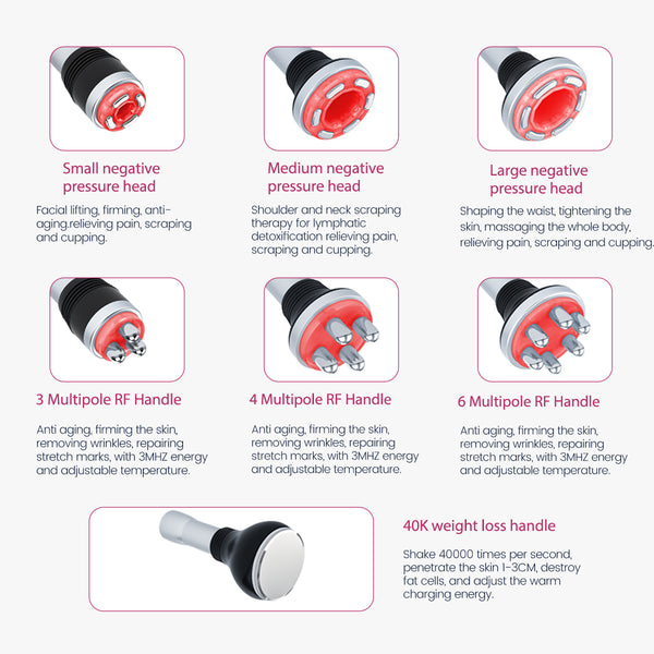 SQ41 Appareil de cavitation 40K et RF, 7-en-1
