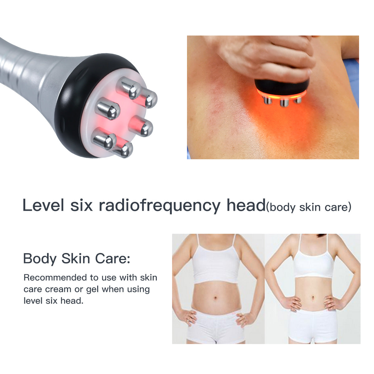 SQ48 Pro Appareil de cavitation 40K 6-en-1 avec plaques laser