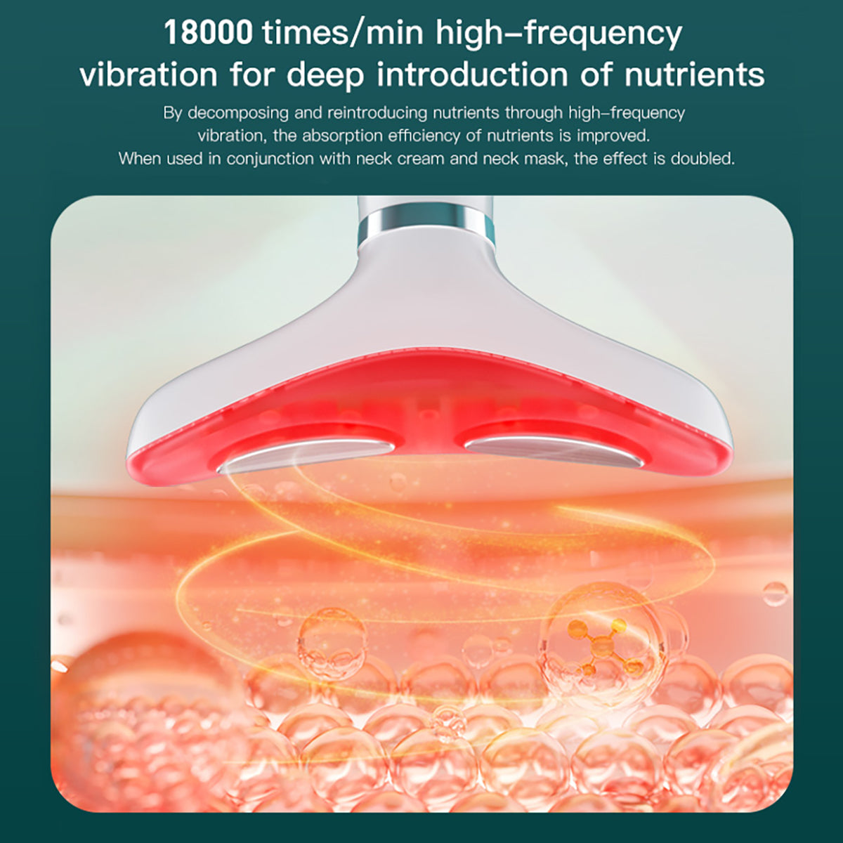 SQ106 Appareil EMS pour le cou et le visage avec LED