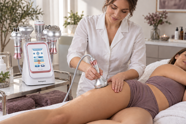 SQ176C Pro 6-in-1 80K cavitation machine during body care